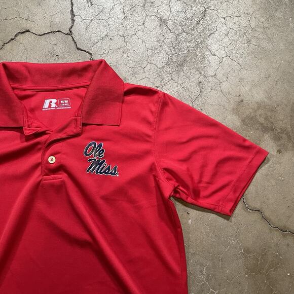 Russell OLE MISS Polo Shirt, Men's Medium - Picture 3 of 6